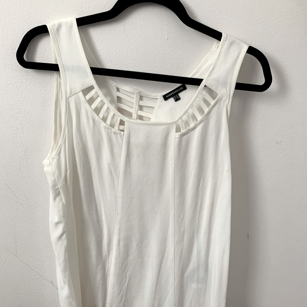 White warehouse top - barely worn